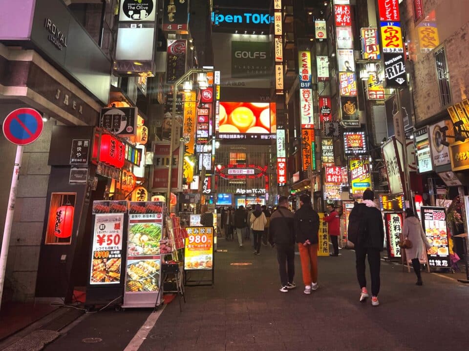 Shinjuku Nightlife & Izakaya Food Tour