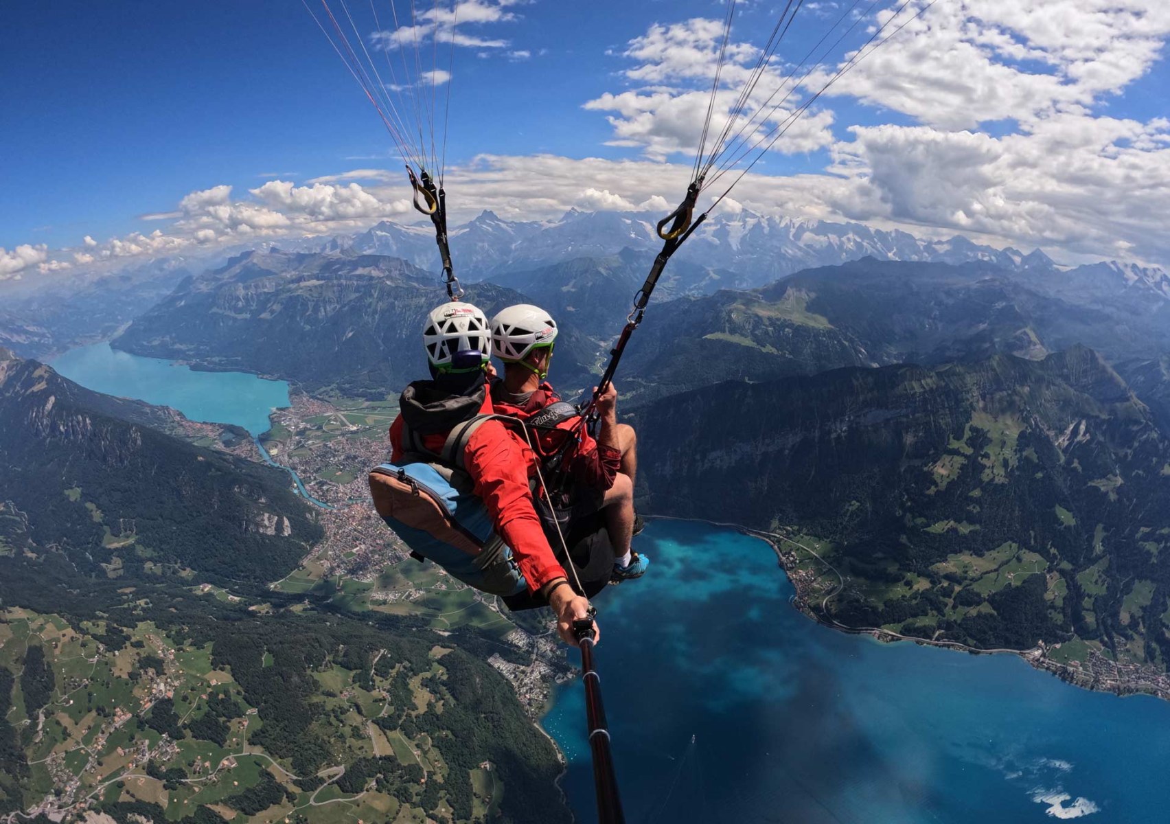 Paragliding over Interlaken & Lake Thun